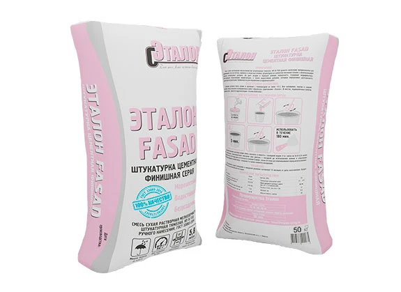 Штукатурка фасадная «Эталон FASAD» 50 кг