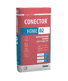 Клей плиточный «CONECTOR® HOME 02» (40кг)