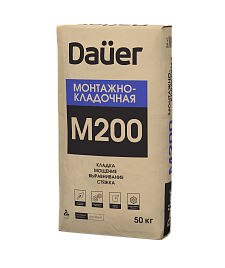 Сухая смесь монтажно-кладочная Dauer® М-200 (40 кг)
